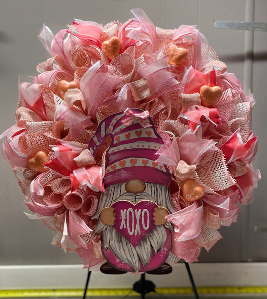 Gnome Valentine Wreath